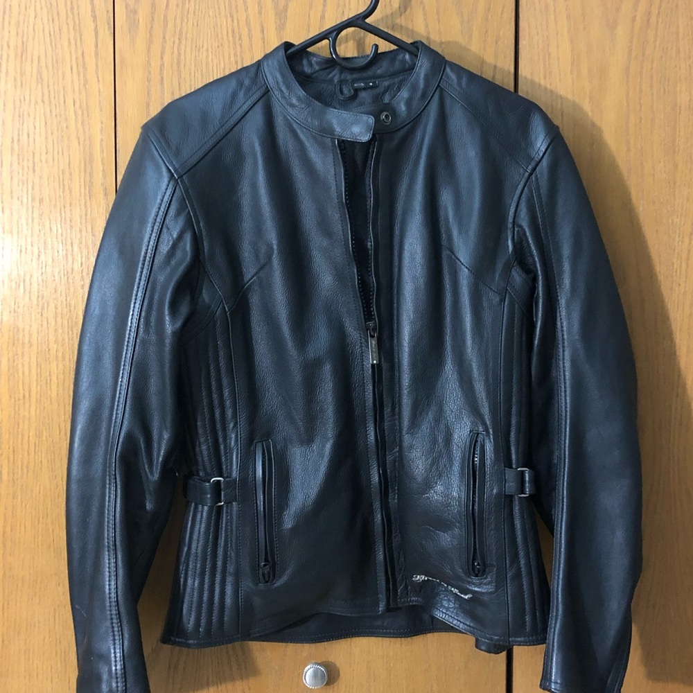 Woman’s leather riding jacket